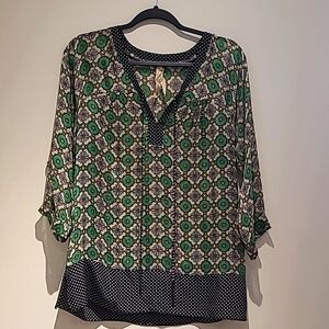 100 % Silk Tunic Blouse